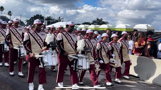 Bethune Cookman marching in … Florida Classic 2023 [upl. by Ducan]