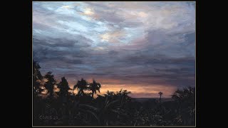 How to Paint Skies  Oil Painting Demonstration [upl. by Yregerg]