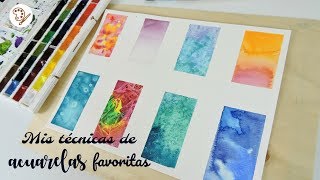 TÉCNICAS INCREÍBLES PARA PINTAR CON ACUARELAS  YOUR CREATIVE CHANNEL [upl. by Eniarda]