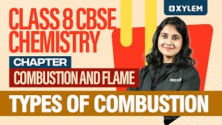 Class 8 CBSE Chemistry  Combustion and Flame  Types Of Combustion  Xylem Class 8 CBSE [upl. by Alaecim266]