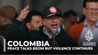 Colombia Renewed violence puts Petros total peace plan to the test [upl. by Seldon534]