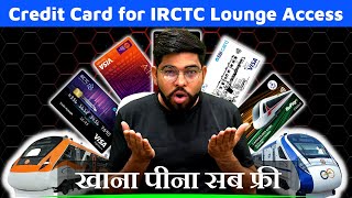 Best Credit Card for IRCTC Lounge Access in India [upl. by Aihselef620]