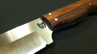 How to make a knife handle step by step [upl. by Labors]