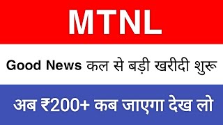 MTNL Share Latest News Today  MTNL Share Latest Updates Next Target 100 Fix [upl. by Emelin]