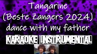 Tangarine Beste Zangers 2024  Dance with my father  instrumental met tekst [upl. by Orlan]