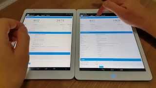 Teclast P98 4G Vs Onda v919 Air 3G Geekbench 3 Wireless and Asphalt 8 [upl. by Amelus]