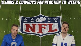 A Lions amp Cowboys Fan Reaction to NFL Week 6 [upl. by Persons]