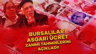 Bursalılar 2025 asgari ücret zammı tahminlerini açıkladı [upl. by Sezen]