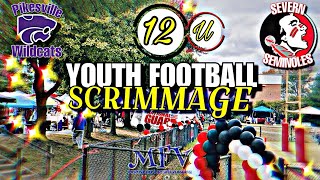 🏈🏈 Pikesville vs Severn 12u Scrimmage  Youth Football  Positive Football [upl. by Zima143]