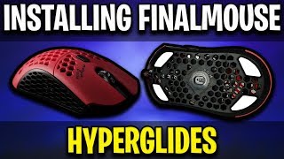 How To Install Hyperglide Mouse Skates On FinalMouse Air58 Ninja [upl. by Zavras]