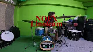 NOFX  LINOLEUM  DRUM COVER [upl. by Ivo]