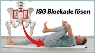 ISG BLOCKADEN lösen mit diesen 3 Übungen Rücken Yoga [upl. by Carma]