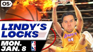 NBA Picks for EVERY Game Monday 18  Best NBA Bets amp Predictions  Lindys Leans Likes amp Locks [upl. by Ylra]