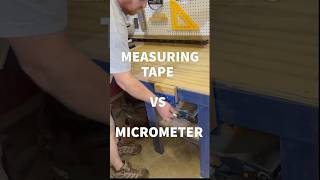 Measuring Tapes vs Micrometer shorts [upl. by Arrio]