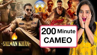 Salman Khan Singham Again 200 Minute Cameo  Deeksha Sharma [upl. by Akceber]