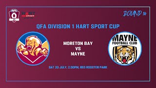 Moreton Bay vs Mayne Mens Div 1 AFL Rd 14 [upl. by Theis]