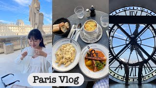 Paris VlogEp3🇫🇷ㅣ파리 브이로그ㅣ방브벼룩시장ㅣ오르세미술관ㅣ루브르박물관ㅣ양파스프ㅣ에펠탑ㅣ오륜기ㅣ파리올림픽 [upl. by Calan]