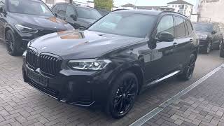 BMW X3 xDrive30e Hybrid M Sportpaket  black Edition 032022 [upl. by Leirol]