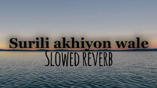 surili akhiyon wale  Rahat Fateh Ali Khan Slowedreverb🎧♥️ lofi remixed🎶🎶 [upl. by Frederica]