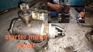 starter motor repair repairing Startermechanic [upl. by Dygall]