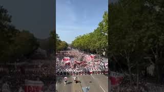 Karawane Cannstatt vor Spiel gegen Mainz 05 vfb vfbstuttgart bundesliga football [upl. by Ondrea]