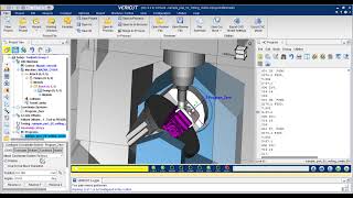 Post Mastercam 5 trục Mazak CV500 [upl. by Swarts]