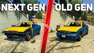 GTA 5 Remastered Next Gen vs Old Gen  Direct Comparison Attention to Detail amp Graphics ULTRA 4K [upl. by Mordy]