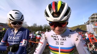 Cyclocross Hoogerheide Women Elite 50fps 28 Jan 2024 [upl. by Lleinnad]