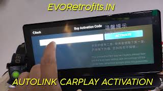 Autolink wireless Apple Carplay app launch  License Key Activation instructions Audi Q3 by EVO FIT [upl. by Ailyn905]