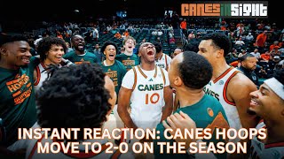 Canes Hoops beat Binghamton 20 start to the season [upl. by Cohbert726]