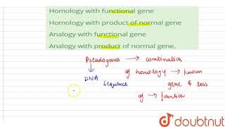 A pseudogene has  12  HUMAN EVOLUTION  BIOLOGY  DINESH PUBLICATION ENGLISH  Doubtnut [upl. by Deming118]