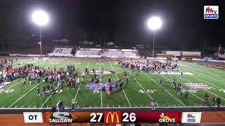 Sallisaw vs Grove football 111524 [upl. by Boothe716]