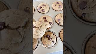 Blender Chocolate Chip Peanut Butter Zucchini Muffins shorts halfbakedharvest muffins [upl. by Nereus271]