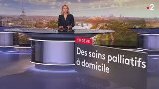 Dispositif de soins palliatifs à domicile PALLIDOM HAD APHP au JT de France 2 [upl. by Cho]