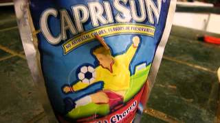 vedio of capri sun worm in drink [upl. by Alfi]