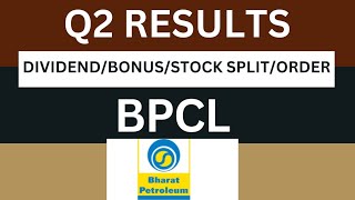 BPCL Q2 Results 2025  bpcl Results Todays  bpcl Share Latest News [upl. by Annie]