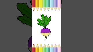 how to draw turnips cute and easy drawing ideas cute and beautiful drawing funny drawing easy [upl. by Innob]