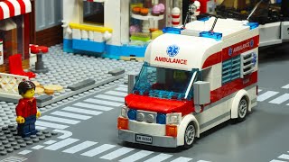 Lego City Emergency Ambulance Race [upl. by Ahsinert]