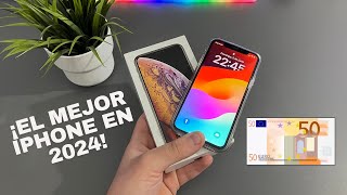 ¡EL MEJOR IPHONE CALIDAD PRECIO PARA 2024 SOLO 50 EUROS [upl. by Annavoj633]