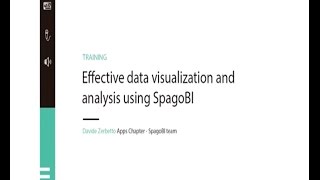 FIWARE SUMMIT16 Effective data visualization and analysis using SpagoBI [upl. by Adia]