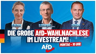 Wahlnachlese Brandenburg Alice Weidel Tino Chrupalla amp Christoph Berndt  AfD [upl. by Tellford]