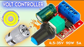 DC 45  35V PWM 5A DC Motor Speed Regulator controller  5A Switch Function LED Dimmer Board 20KHz [upl. by Araccat]