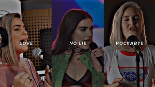 Rockabye x No Lie Lyrics  Anne Marie X Dua Lipa  WhatsApp Status  English Song WhatsApp Status [upl. by Gabby]