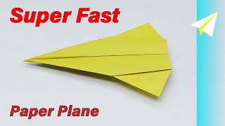 How to Make Paper Airplane That Flies Far Easy [upl. by Suqram265]