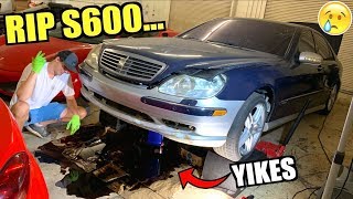 Bad News For The 850 V12 Mercedes S600 Salvage Rebuild Part 4 [upl. by Ayra]