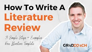 How To Write A Literature Review In 3 Simple Steps FREE Template With Examples [upl. by Ardnuahsal]