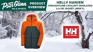 Helly Hansen Straightline LIFALOFT Insulated 20 Ski Jacket Mens  Product overview [upl. by Roland]