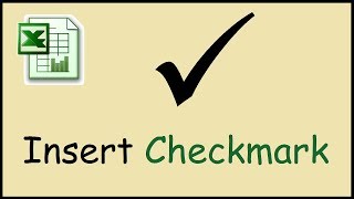 How to type checkmark symbol in Excel [upl. by Mandle]