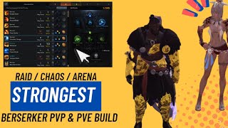 MasterZedX Berserker Build For PvP amp PvE On Lost Ark [upl. by Eednil]