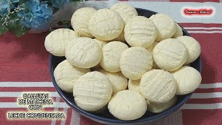 GALLETAS DE MAICENA Y LECHE CONDENSADA RECETA FACIL Y RAPIDA  GALLETAS SIN GLUTEN [upl. by Tiras313]